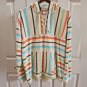 Scotch & Soda Towelling Striped Hoodie